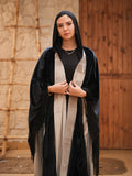 Shams Kaftan in Black Champagne