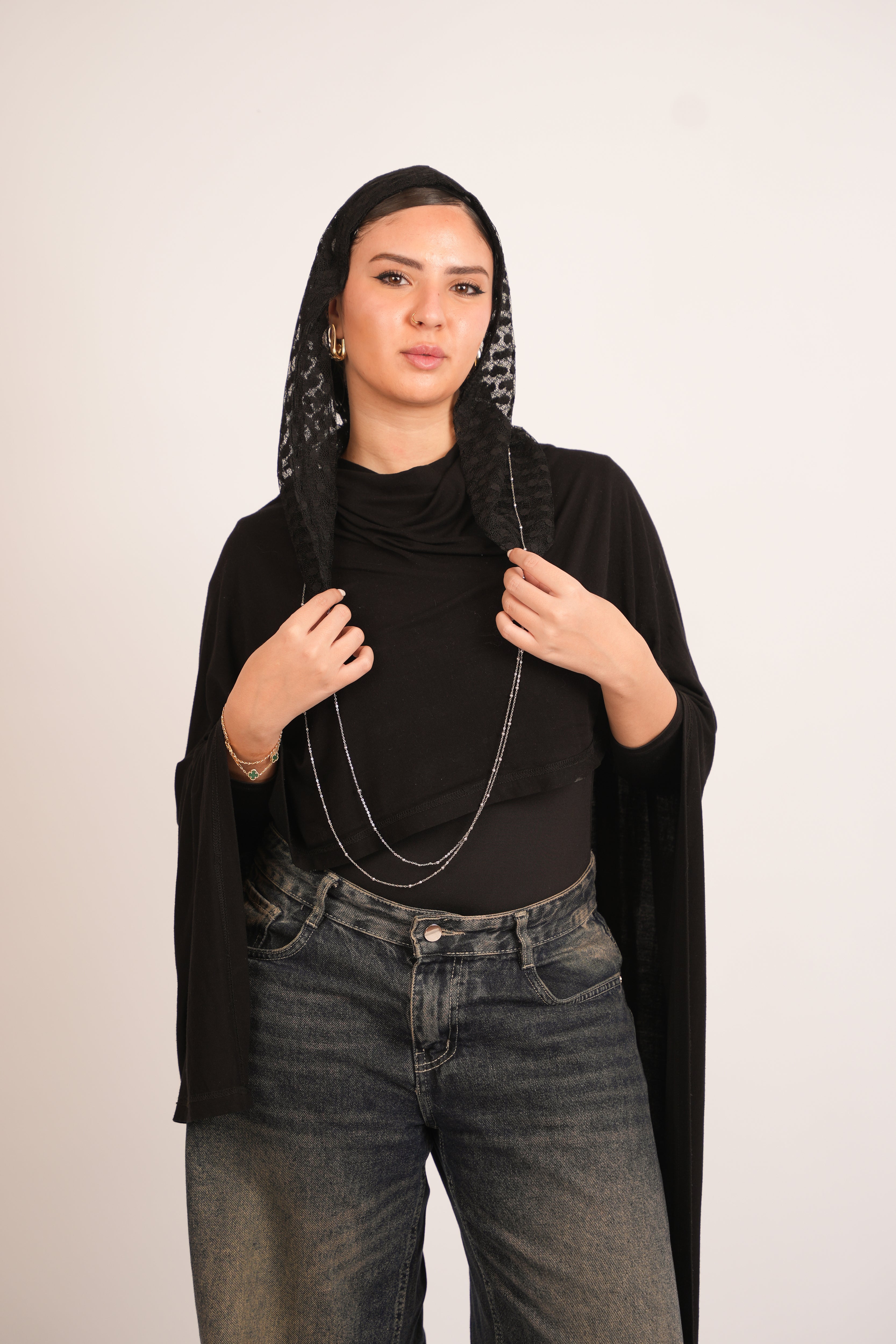 Evening Balaclava in Black